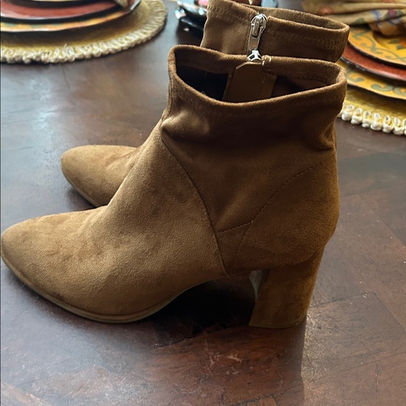 Brown Ankle Boots Marc Fisher Dyvine 9.5 , light brown congac - Picture 2 of 6